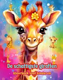 De schattigste giraffen - Kleurboek voor kinderen - Creatieve scènes van charmante en grappige giraffen