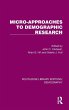Micro-Approaches to Demographic Research - Bild 1