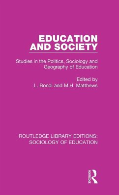 Cover Education and Society