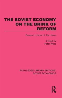 The Soviet Economy on the Brink of Reform