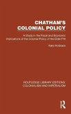 Chatham's Colonial Policy