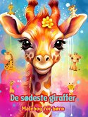 De sødeste giraffer - Malebog for børn - Kreative scener med søde og sjove giraffer