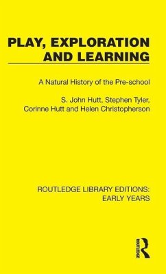 Play, Exploration and Learning - Hutt, S John; Tyler, Stephen; Hutt, Corinne