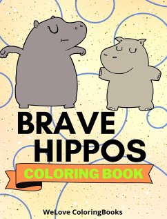 Brave Hippos Coloring Book - Sauseda, Sancha