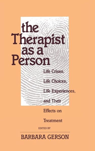 The Therapist as a Person