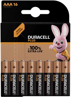 1x16 Duracell Plus Micro MN2400 AAA LR03 1,5V