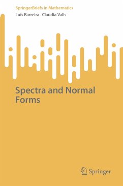 Spectra and Normal Forms (eBook, PDF) - Barreira, Luís; Valls, Claudia