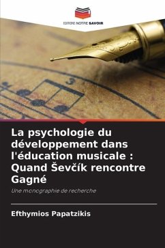 Cover La psychologie du développement dans l'éducation musicale