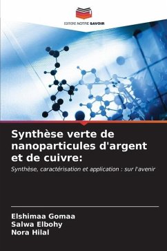 Synthèse verte de nanoparticules d'argent et de cuivre - Gomaa, Elshimaa;Elbohy, Salwa;Hilal, Nora