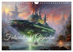Futuristische Giganten Eine Welt von Morgen (Wandkalender 2025 DIN A4 quer), CALVENDO Monatskalender