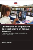 Chronotype et acquisition du vocabulaire en langue seconde
