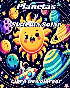 Libro de Colorear de Planetas y Sistema Solar - Helle, Luna B.