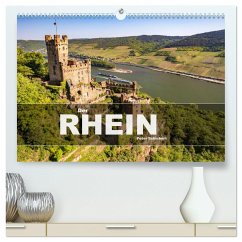 Der Rhein (hochwertiger Premium Wandkalender 2025 DIN A2 quer), Kunstdruck in Hochglanz