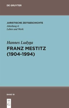 Franz Mestitz (1904-1994) (eBook, ePUB) - Ludyga, Hannes