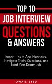 Top 10 Job Interview Questions and Their Sample Answers (eBook, ePUB)