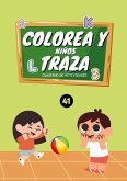 Colorea y traza-niños