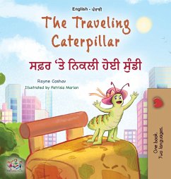 The Traveling Caterpillar (English Punjabi Gurmukhi Bilingual Book for Kids) - Books, Kidkiddos; Coshav, Rayne