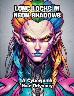 Long Locks in Neon Shadows - Contenidos Creativos