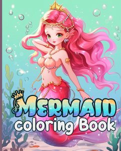 Mermaid Coloring Book For Kids Ages 4-8 (US Edition) - Barua, Tuhin