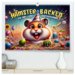 Hamsterbacken: Ein Jahr voller Überraschungen (hochwertiger Premium Wandkalender 2025 DIN A2 quer), Kunstdruck in Hochglanz