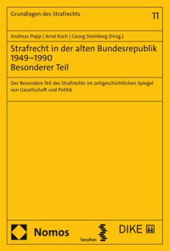 Cover Strafrecht in der alten Bundesrepublik 1949-1990 - Besonderer Teil