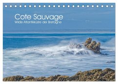 Cote Sauvage. Wilde Atlantikküste der Bretagne. (Tischkalender 2025 DIN A5 quer), CALVENDO Monatskalender - Calvendo;Beck, Markus