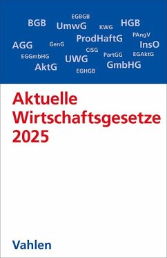 Cover Aktuelle Wirtschaftsgesetze 2025