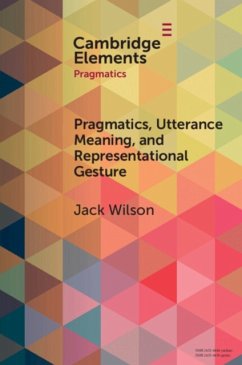 Pragmatics, Utterance Meaning, and Representational Gesture - Wilson, Jack (University of Salford)