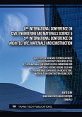 8th International Conference on Civil Engineering and Materials Science & 9th International Conference on Architecture, Materials and Construction (eBook, PDF)