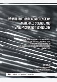 5th International Conference on Materials Science and Manufacturing Technology (eBook, PDF)
