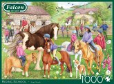 Jumbo 1110500236 - Falcon, Anne Searly, Riding School, Puzzle, 1000 Teile