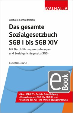 Das gesamte Sozialgesetzbuch SGB I bis SGB XIV (eBook, PDF) - Walhalla Fachredaktion