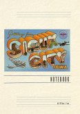 Vintage Lined Notebook Greetings from Sioux City