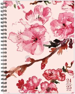 Cherry Blossom Academic July 2024 - June 2025 6.5 X 8.5 Softcover Planner - Willow Creek Press