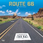 Route 66 2025 12 X 24 Inch Monthly Square Wall Calendar Plastic-Free