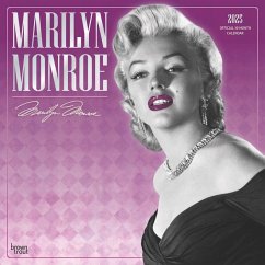 Marilyn Monroe Official 2025 12 X 24 Inch Monthly Square Wall Calendar Foil Stamped Cover Plastic-Free - Browntrout