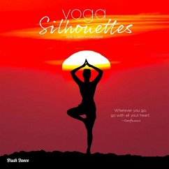 Yoga Silhouettes 2025 12 X 24 Inch Monthly Square Wall Calendar Plastic-Free - Brush Dance