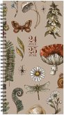 Woodland Mushrooms Academic July 2024 - June 2025 3.5 X 6.5 Softcover Weekly Spiral Planner