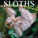 Sloths 2025 12 X 12 Wall Calendar
