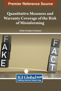 Quantitative Measures and Warranty Coverage of the Risk of Misinforming - Christozov, Dimitar Grozdanov