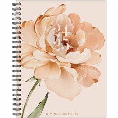 Perfect Peony Academic July 2024 - June 2025 8.5 X 11 Softcover Planner - Willow Creek Press