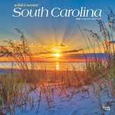 South Carolina Wild & Scenic 2025 12 X 24 Inch Monthly Square Wall Calendar Plastic-Free