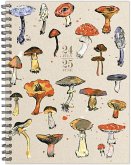 Mushrooms Academic July 2024 - June 2025 6.5 X 8.5 Softcover Planner