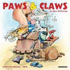 Paws & Claws by Gary Patterson 2025 7 X 7 Mini Wall Calendar