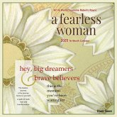 A Fearless Woman 2025 12 X 24 Inch Monthly Square Wall Calendar Featuring the Artwork of Jeannie Roberts Royce Plastic-Free