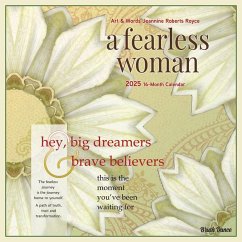 A Fearless Woman 2025 12 X 24 Inch Monthly Square Wall Calendar Featuring the Artwork of Jeannie Roberts Royce Plastic-Free - Brush Dance