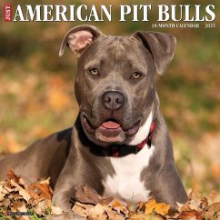 Just American Pit Bull Terriers 2025 12 X 12 Wall Calendar - Willow Creek Press