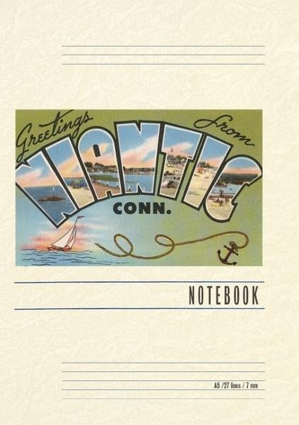 Vintage Lined Notebook Greetings from Niantic Vintage Lined Notebook Greetings from Niantic
