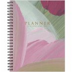 Plum Abstract Academic July 2024 - June 2025 8.5 X 11 Softcover Planner