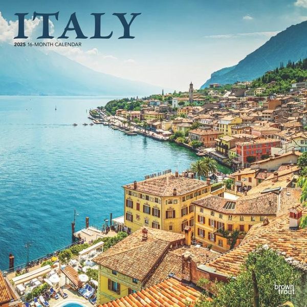 Italy 2025 12 X 24 Inch Monthly Square Wall Calendar Plastic-Free Italy 2025 12 X 24 Inch Monthly Square Wall Calendar Plastic-Free